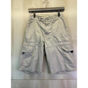 Vintage Tommy Hilfiger Boys/Teens Sz 16 Khaki Cargo Shorts-4772